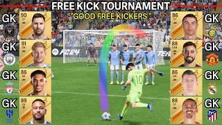 Good Free Kickers become goalkeepers! Free Kick Tournament! Messi, Ronald, Neymar, De Bruyne… FC 24
