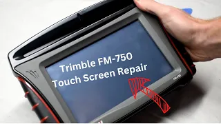 Trimble FM-750 Touch Screen Not Working (Repair from start to finish!)