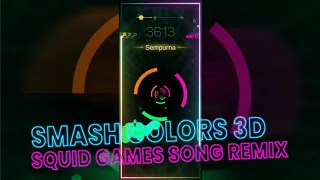 SQUID GAMES GREENLIGHT SONG REMIX | SMASH COLORS 3D