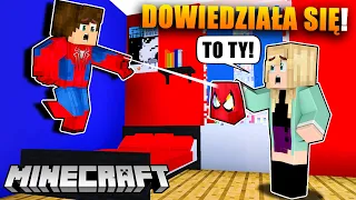 🕷️🕸️ DOWIEDZIAŁA SIĘ, że jestem SPIDERMANEM?! *MÓJ NOWY STRÓJ!* | MINECRAFT SPIDERMAN | Luferek