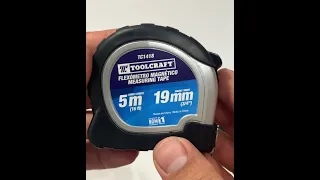 Toolcraft 16ft 🧲 MAGNETIC MEASURING TAPE 📏 with singularities of renowned brands 😱