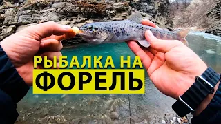 Рыбалка на форель. Ловля форели на горной реке