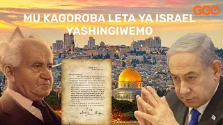 IJORO RY'UBWIGENGE: AKAGAMBANE K'UBWONGEREZA MU GUSHINGA ISRAEL KAKOZEHO PALESTINE|INJIRA MU CYUMBA