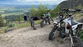Pit Bike Adventures With The Boys | Finding New Spots | Karens Everywhere!