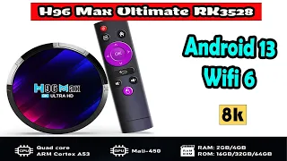 مراجعة لبوكس H96 Max Ultimate RK3528 نسخة 2023