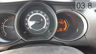 CITROEN C3 1.4HDI 50KW 0-100KM/H Acceleration