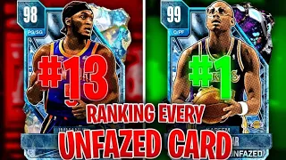 RANKING EVERY NEW GOAT X UNFAZED CARD FROM WORST TO BEST IN NBA 2K24 MyTEAM!!