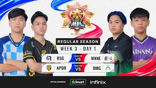 🔴LIVE | MPL PH S13 | FILIPINO-Week3 Day 1