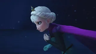 Kingdom Hearts 3 - Frozen First Elsa Cutscene