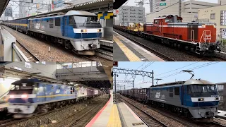 2023年6月8,12,16日の貨物列車 [JR貨物等]  万富工臨や網干訓練も撮影‼️