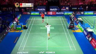 Yonex Denmark Open 2015 | Badminton QF M3–MS | Lin Dan vs Viktor Axelsen