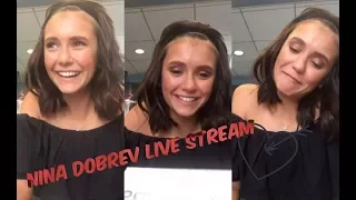 Nina Dobrev Live Stream (September 28)