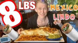 MEXICO LINDO HUGE 8 BURRITO CHALLENGE | MASSIVE BEAST | INSANE | MOM VS FOOD