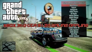 Xbox 360 GTA 5 1.26/TU26 Online/Offline Mod Menu + Download