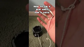 How to tie a slip knot for a yo-yo #short #yoyo #slipknot