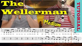 The Wellerman (Sea shanty) - Tutorial flauta con partitura | Karaoke instrumental