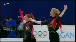 [HD] Marina Anissina and Gwendal Peizerat - 1998 Nagano Olympics - OD