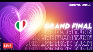 LIVE from TURIN! GRAND FINAL - EurovisionFun Live Stream