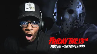 FIRST TIME WATCHING "Friday the 13th: The New Blood" (Movie Reaction & Commentary Review)!!
