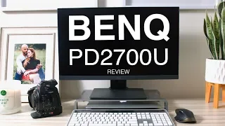 BEST 4K HDR Monitor for PROS? | BenQ PD2700U Professional Design Monitor Review