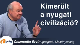 A nyugati civilizáció kimerülése? Csizmadia Ervin InfoRádió Aréna