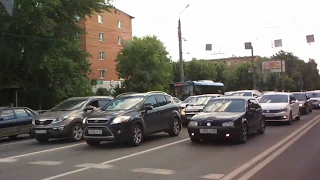 Смоленский переулок и Волоколамский проспект - по трассе бывшего 4 троллейбуса в Твери