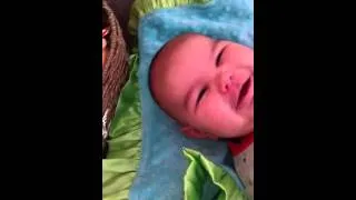 Ah-choo!! Baby giggles at sneezing!