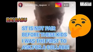 ST is not fair to Bai Babu, the landlord said before these kids he was the 1st to ask for a collabo