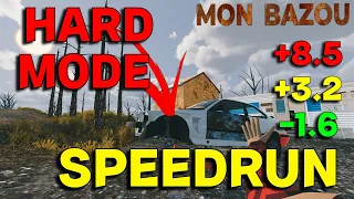 HARD MODE SPEEDRUN in Mon Bazou after UPDATE