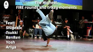 Bboy Tsukki, Ra1on, Shigekix, Ariya and more. FIRE rounds from Highest 2024