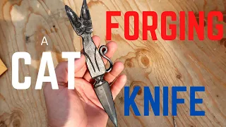 Forging a Cat Letter Opener | Blacksmithing