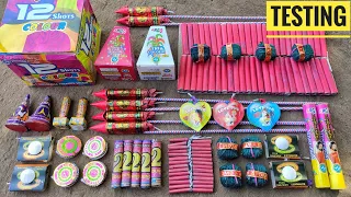 Unique And Different Types Of Crackers Testing | Patakhe Testing | Fireworks Testing | Diwali 2021