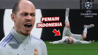 UDIN ANAK INDONESIA PINGSAN DI UEFA CHAMPIONS LEAGUE AKIBAT KELELAHAN GENDONG MADRID #68 - FIFA 23