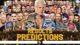 WWE WrestleMania 39 - Results Predictions