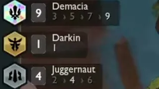 I already hit 9 Demacia at Stage 4-2. Then I found 8 more Garens.