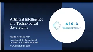 AI and technological Sovereignty