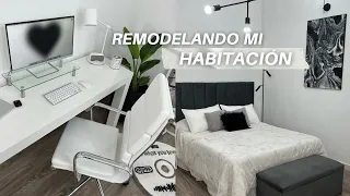 REMODELANDO DE MI HABITACIÓN 🪜🤍 ESCRITORIO/ OFICINA NUEVA 💻*aesthetic* 2022