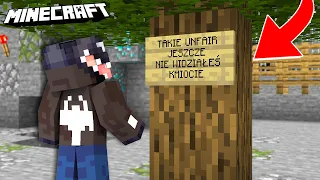 MINECRAFT, ale TO POLSKIE UNFAIR POD ZIEMIĄ *krzyczę*