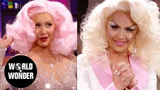 Christina Aguilera Surprises Farrah Moan During Untucked: RuPaul's Drag Race Season 10