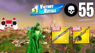 55 Elimination Solo Vs Squads Gameplay Wins (Fortnite Season 2 PS4 Controller)