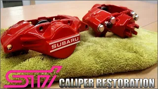 Subaru WRX STI Brake Caliper Rebuild / Perfect Restoration