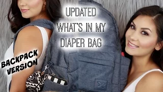 Whats in my Diaper Bag | BACKPACK Edition!