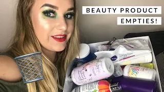 HUGE BEAUTY PRODUCT EMPTIES - WHATS ACTUALLY WORTH BUYING? | AMBER HOWE