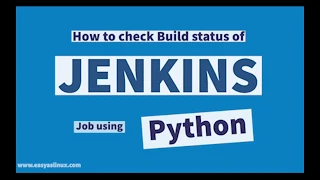 How to get Build status of Jenkins Job using python script