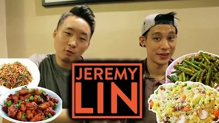 Eating Americanized Chinese Food w/ JEREMY LIN | Fung Bros