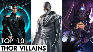Top 10 Most Powerful Villains Of Thor | Thor Love & Thunder | In Hindi | BNN Review