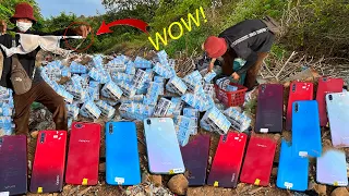 To Day I'm so Happy ! Found A lot Smart Phone (VIVO y12 OPPO A31,A3s)& Milk at Trash Place