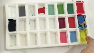 How to create 16 new colors from 3 primary colors || color mixing