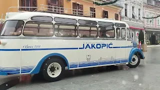 Mercedes-Benz O 3500 Coach (1952.), Oldtimer bus in the town of Čakovec - Croatia @MercedesBenz