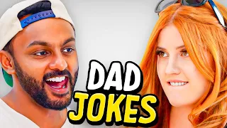 Dad Jokes | Don't laugh Challenge | Sath vs Ginger | Raise Your Spirits